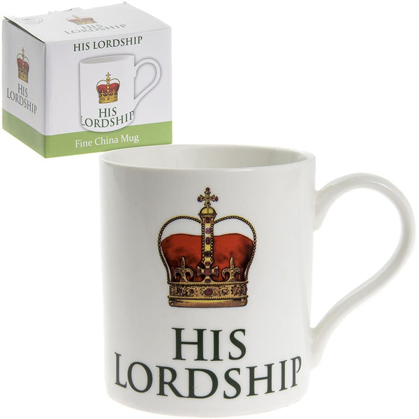 Fine China Mug Set - His Lordship LP91183 Elegant Drinkware